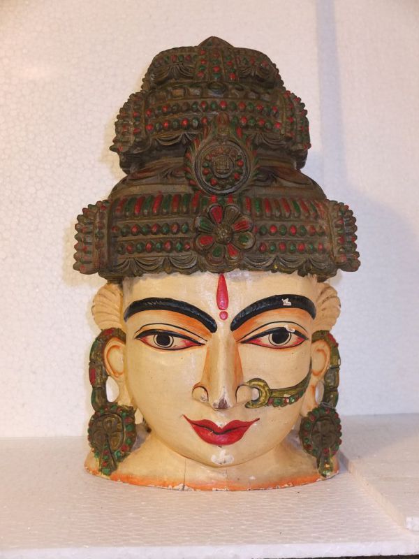 Hindu Wooden Face