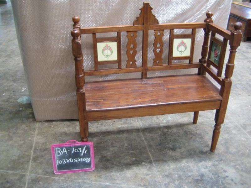 Colonial Indian bench